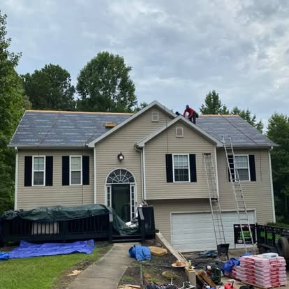 Split-Level Reroof — Newnan, GA