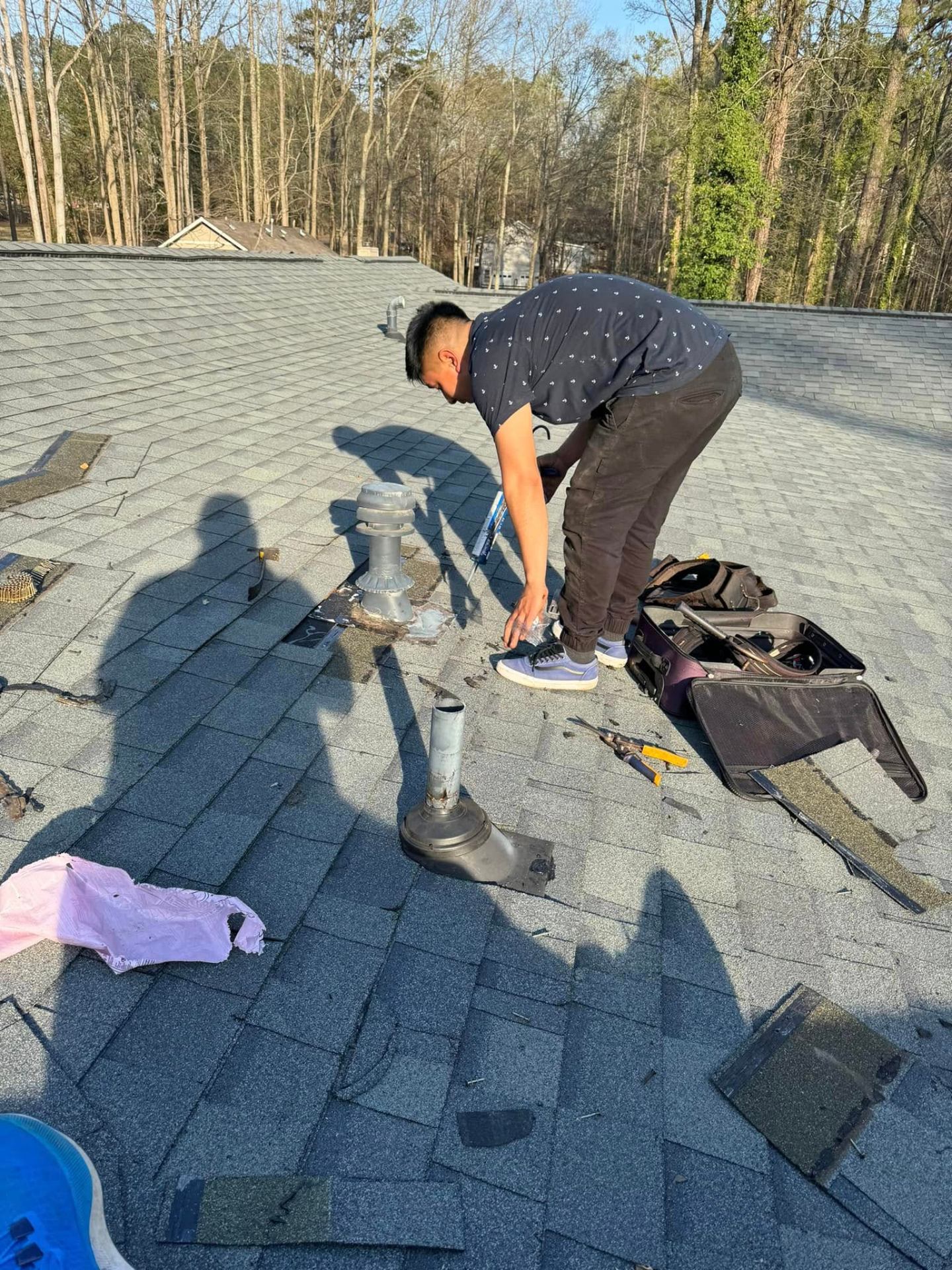 Pipe Boot & Flashing Repair — Newnan, GA